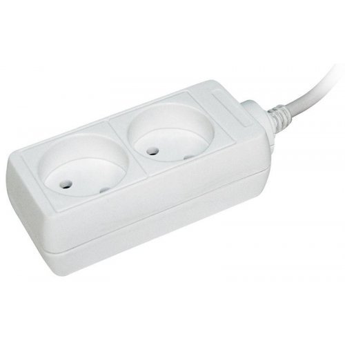 Удлинитель 2х3м без заземл. 10А IP20 У2 2P 2х0.75 ИЭК WYP10-06-02-03-N